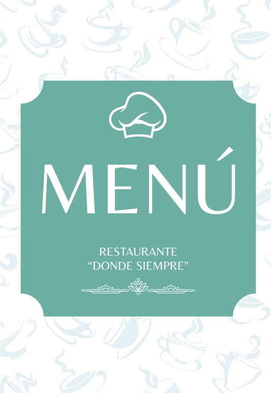 Menú 1